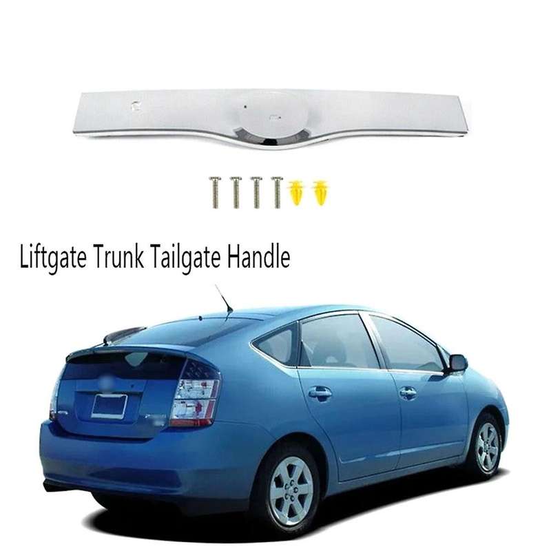 Chrome Rear Exterior Door Latch Handle Liftgate Trunk for Prius 2004-2009
