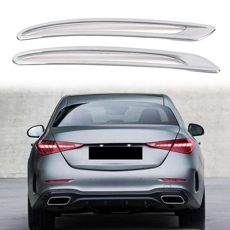 Chrome Rear Bumper Reflector Fog Light Foglight Lamp Cover Frame Garnish for C-Class W206 2022