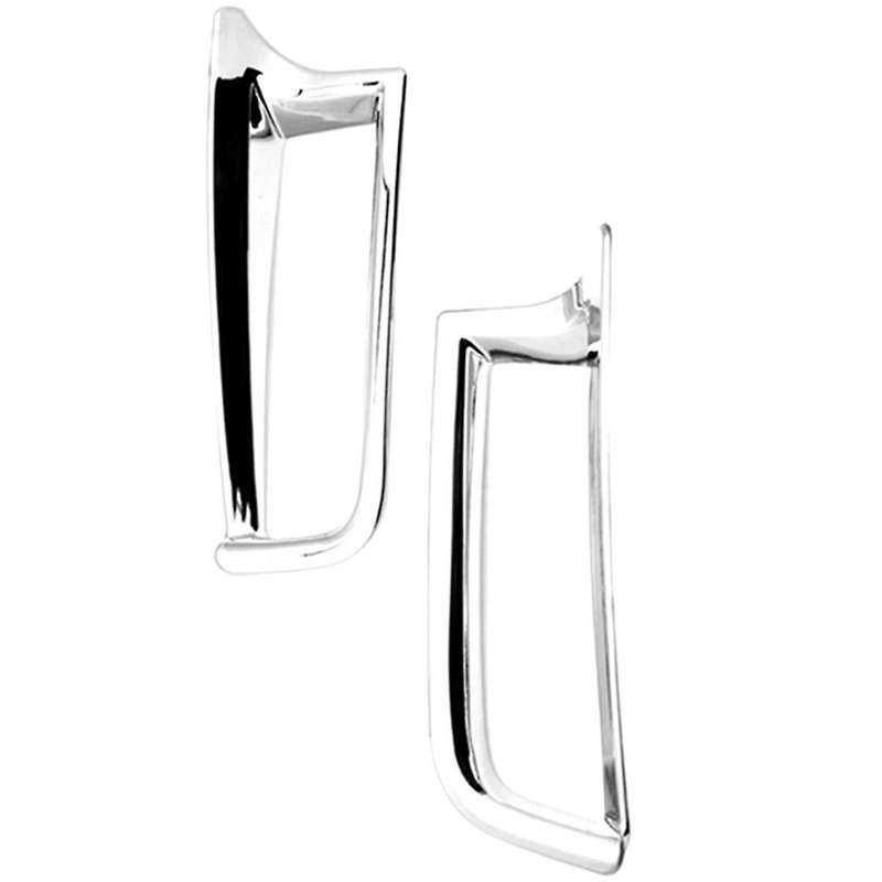 Chrome Rear Tail Fog Lights Lamp Frame Cover Trim for -V 2015 2016