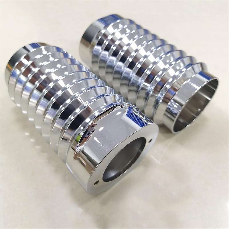Chrome Retro Fork Boot Slider Covers for Tour Road Street Glide Flhr
