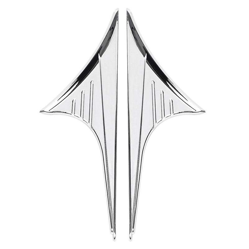 Chrome Rear Trunk Side Body Accent Trim Dress Up for Glide 09up Trike