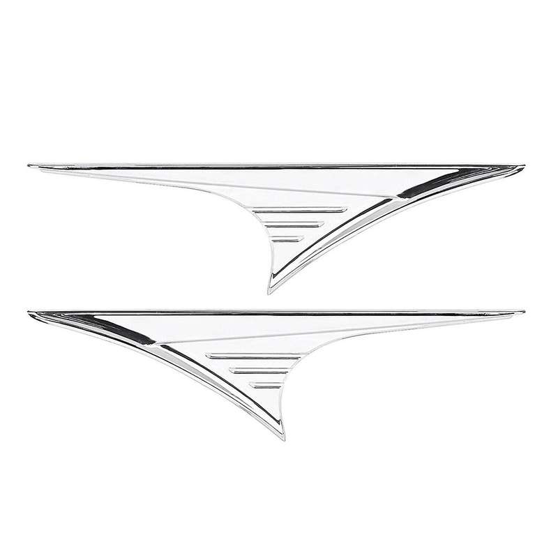 Chrome Rear Trunk Side Body Accent Trim Dress Up for Glide 09up Trike