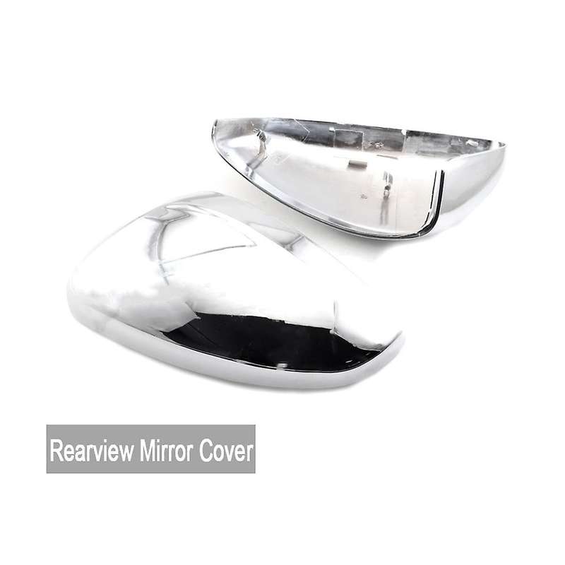 Chrome Rear View Mirror Cover Side Door Mirror Cap for C3 C4 Cactus 208 2008 16075120vg 16075122vg
