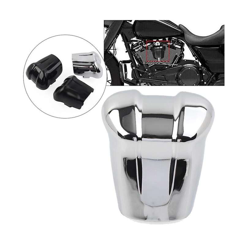 Chrome Waterfall Style Horn Cover for Street Tour Road Glide King Flhrc Classic 1995-2020