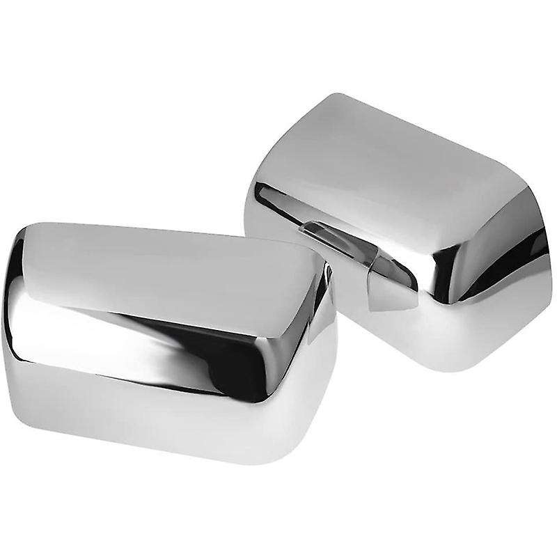 Chrome Top Half Rearview Mirror Cover for F250 F350 F450 Super Duty 2008-2016 (Pair)