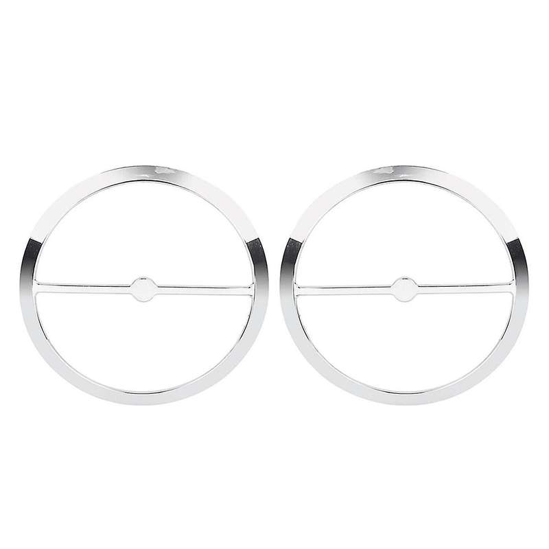 Chrome Speaker Trim Rings Grill Cover for Glide Ultra FLHTCUTG 2014+