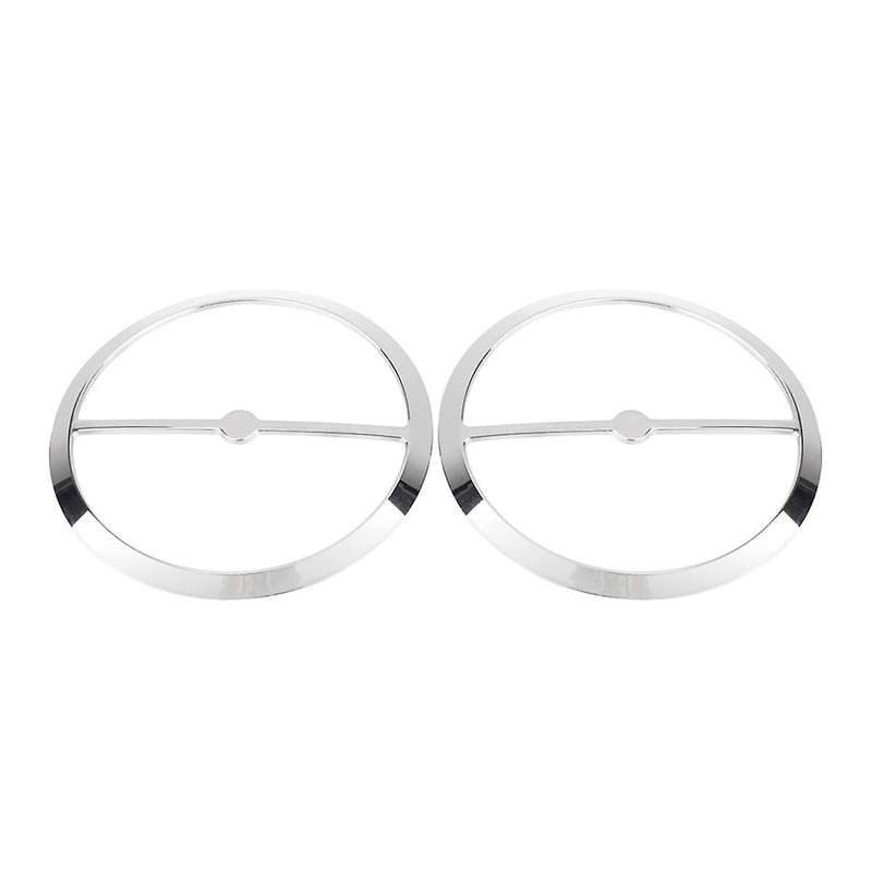 Chrome Speaker Trim Rings Grill Cover for Glide Ultra FLHTCUTG 2014+