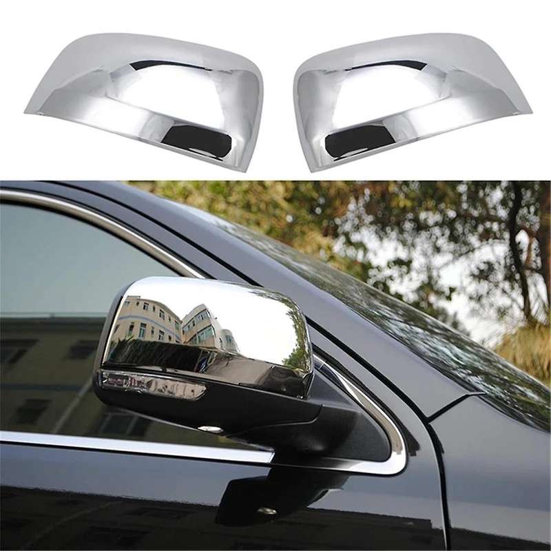 Chrome Silver Rear View Mirror Cover Wing Side Mirror Caps for Durango 2014-2021 Car Decoration Fram