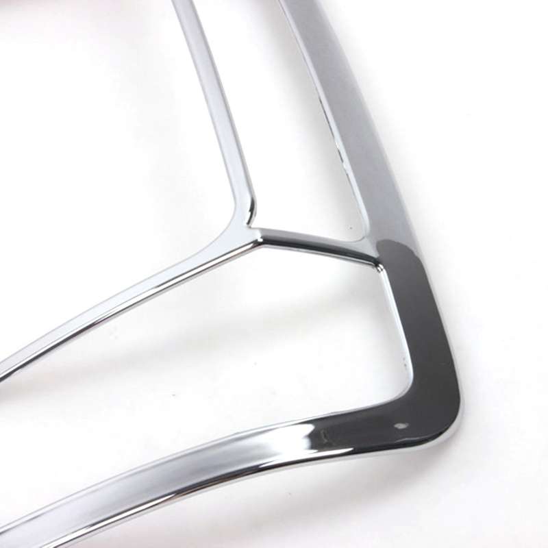 Chrome Taillight Cover Light Frame Lamp Panel Overlay for 2012 Accessories