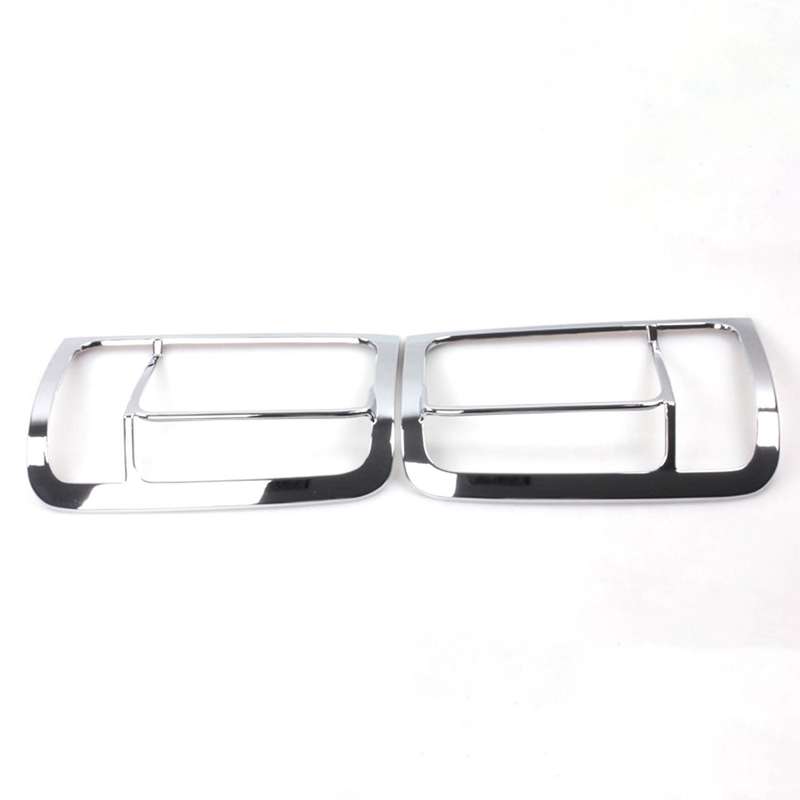 Chrome Taillight Cover Light Frame Lamp Panel Overlay for 2012 Accessories