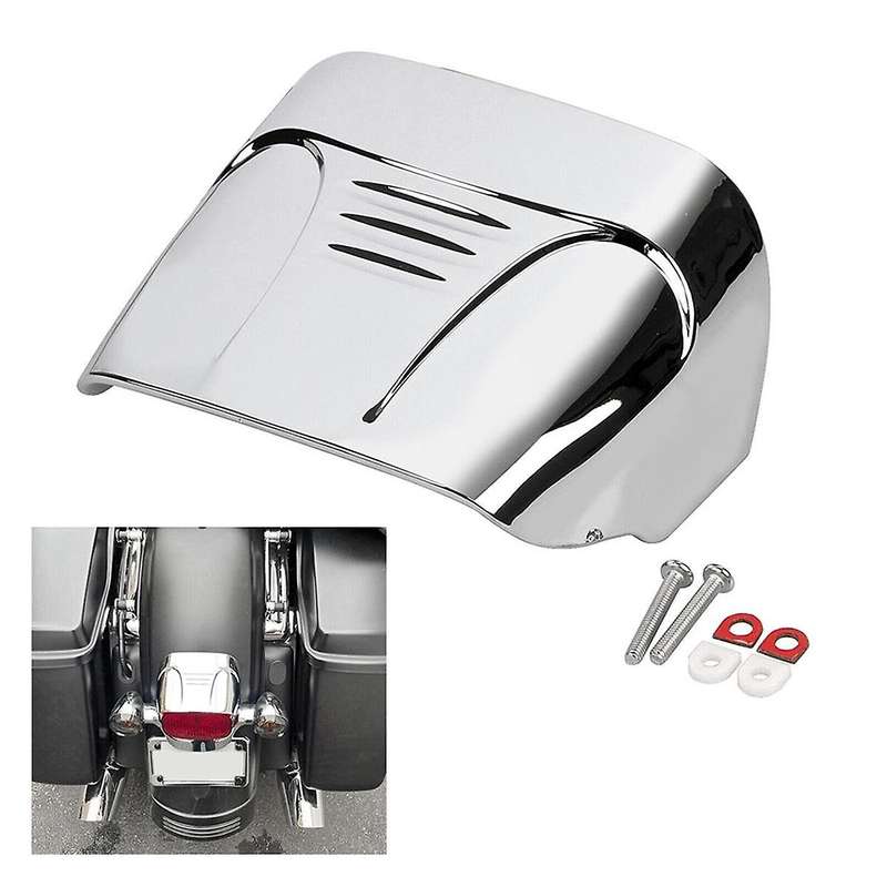 Chrome Tail Light Visor Cover for Softail FXD FLHT FLST FLTR 883
