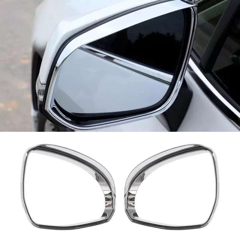 Chrome-Plated Car Side Rearview Mirror Rain Eyebrow Covers Trim for C-Class W206 2022 LHD