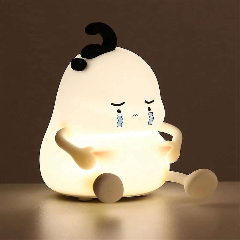 Chubby Silicone Nightlight Bedroom Desktop Ornaments Gift Atmosphere Silicone Pat Lamp