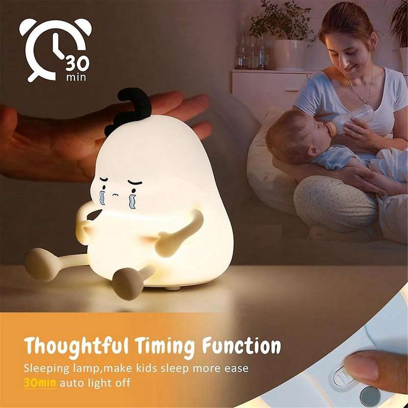 Chubby Silicone Nightlight Bedroom Desktop Ornaments Gift Atmosphere Silicone Pat Lamp