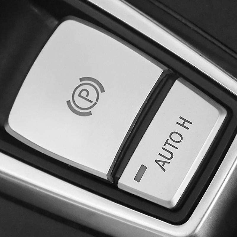 Chromed Switch Button Cover Stickers Parking Brake Handbrake for X5 X6 2008-2013