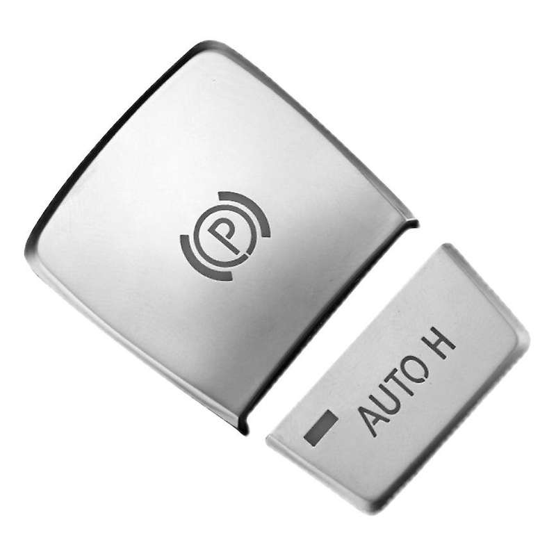 Chromed Switch Button Cover Stickers Parking Brake Handbrake for X5 X6 2008-2013