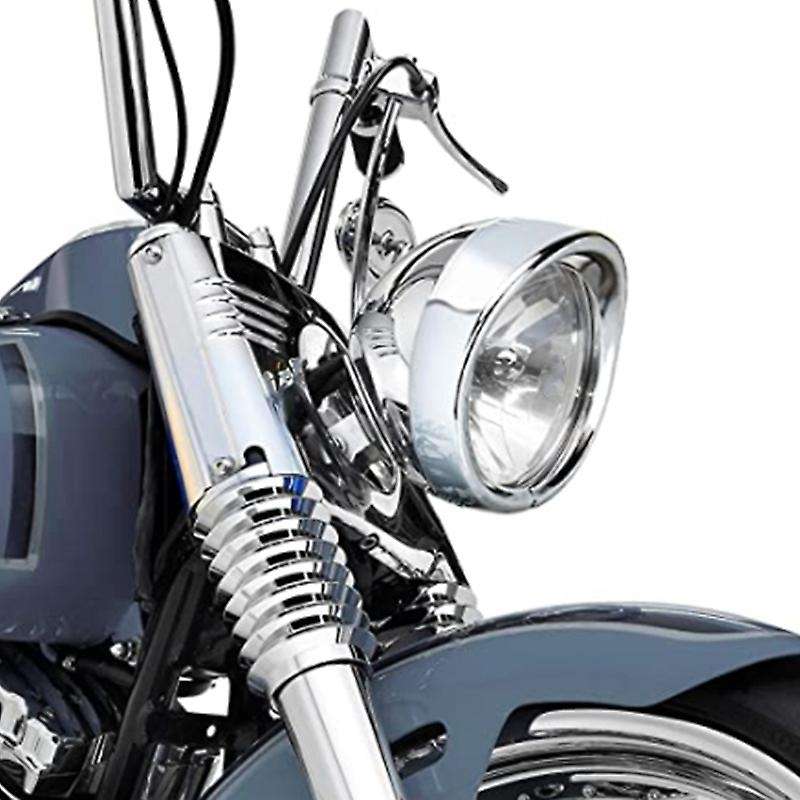 Chrome-Plated Motorcycle Light Folding Ring Is Suitable for 7-Inch Headlight Visor Lampshade