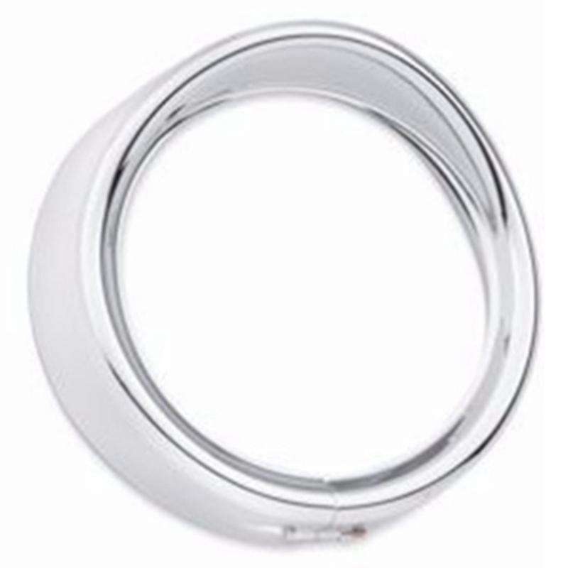 Chrome-Plated Motorcycle Light Folding Ring Is Suitable for 7-Inch Headlight Visor Lampshade