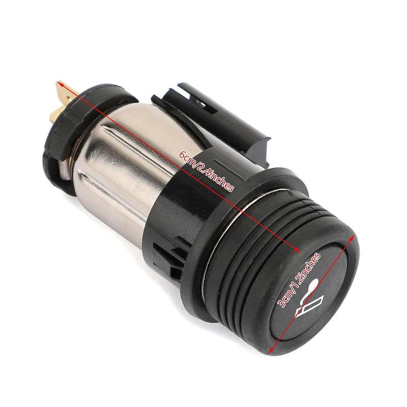 Cigarettes Lighter Car Power Plug Socket Output Cigarettes Lighter 98AG15K047AD for Fiesta Mondeo C-
