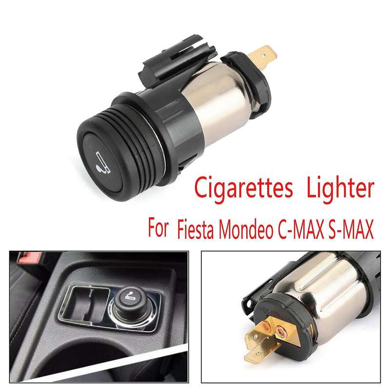 Cigarettes Lighter Car Power Plug Socket Output Cigarettes Lighter 98AG15K047AD for Fiesta Mondeo C-