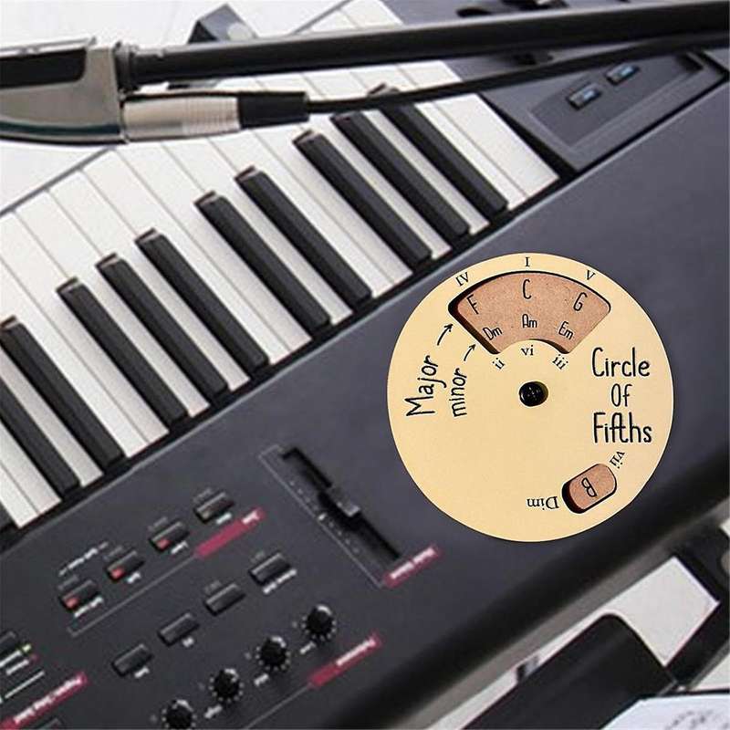 Circle Of Fifths Wheel,wooden Melody Tool,precision Musical Instruments,guitar Learning and Educati