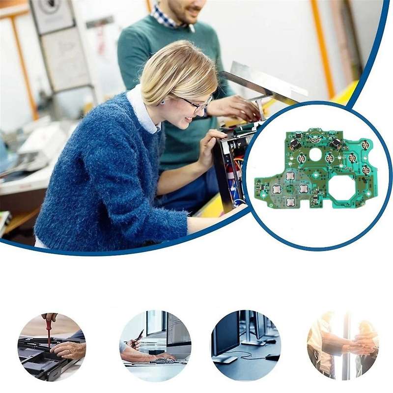 Circuit Board Handle Lb Rb Button Board for with 3.5 Jack Handle Power Supply Panel Game Controller
