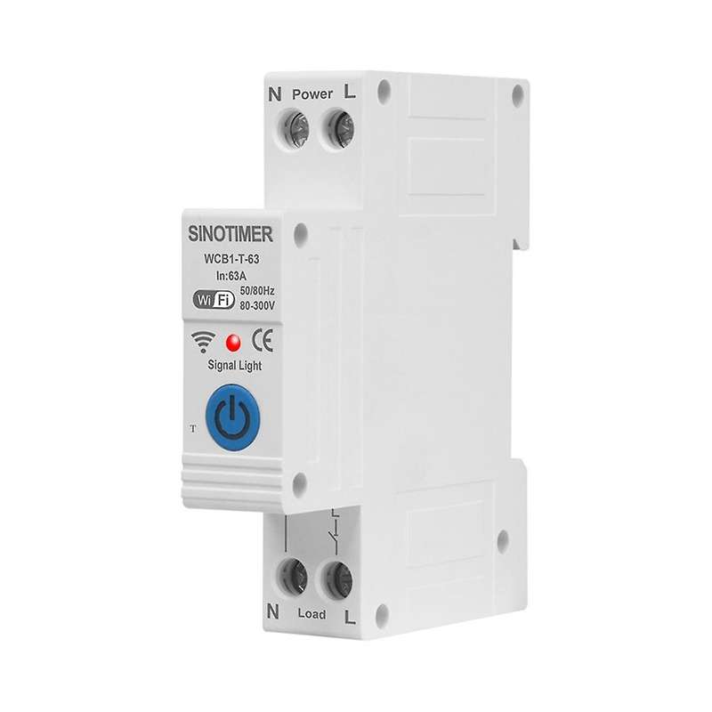 Circuit Breaker Smart WiFi Wireless Control for Household Appliances Suitable for Smart Home 63A 80-