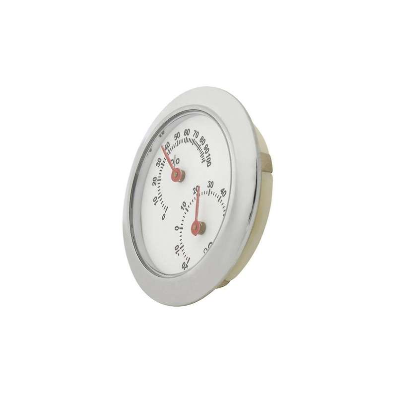 Circular Hygrometer Mini Hygrometer Silver Wet and Dry Thermometer Guitar Thermometer Violin Thermo