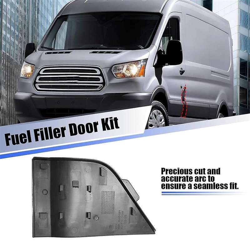 CK4Z 61405A26-B Car Fuel Door Gas Cap Fuel Tank Hatch Cover for Transit 2015-2023