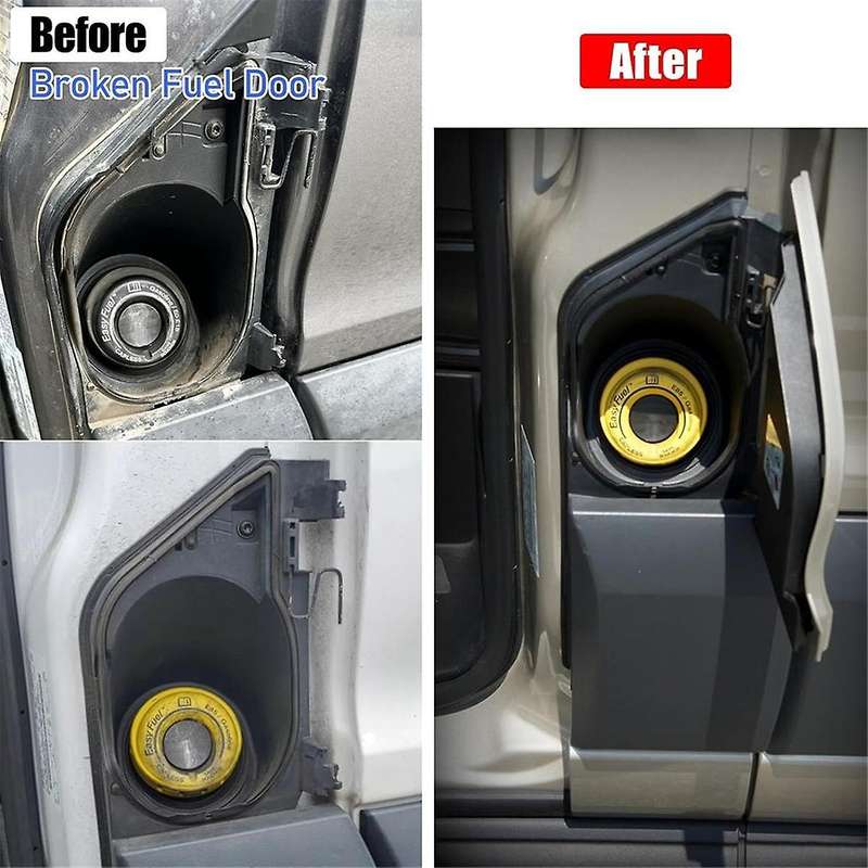 CK4Z 61405A26-B Car Fuel Door Gas Cap Fuel Tank Hatch Cover for Transit 2015-2023