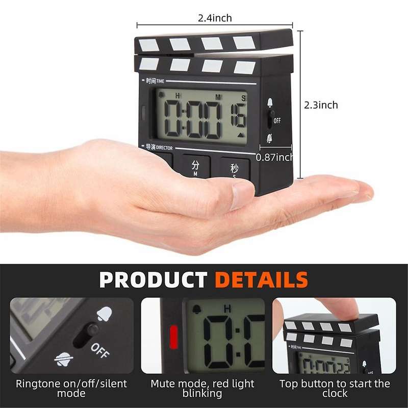 Classroom Timer for Kids,Kitchen Timer for Cooking,Egg Timer,Magnetic Digital Timer for Study/Exerci