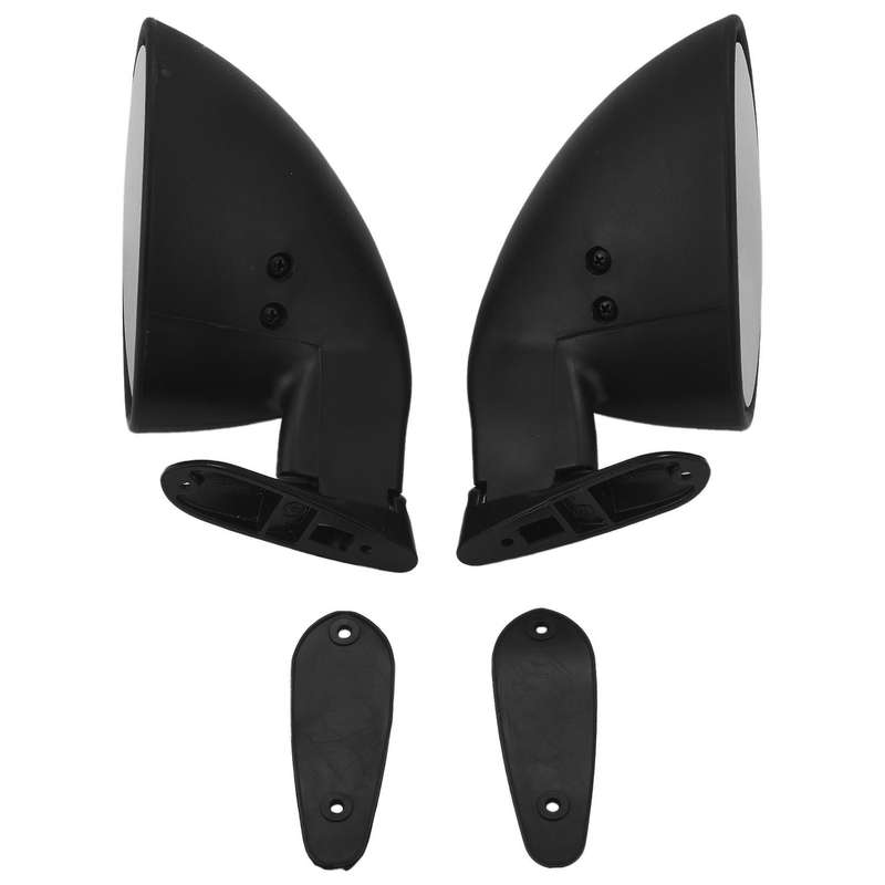 Classic Retro Door Wing Side Mirror Car Rearview Mirror Style Car Accessories Black L+r White Mirro
