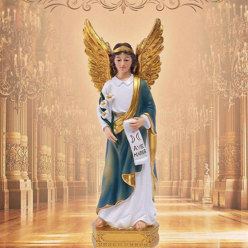 Classical Saint Gallen Angel Statue Ornaments Gift Resin Crafts