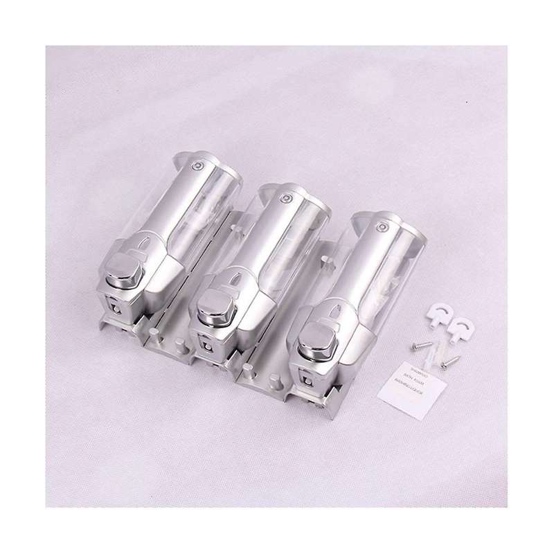 Classic Wall-mounted Soap Dispenser Manual Soap Dispenser Three-head Soap Dispenser Hotel Hotel Hou