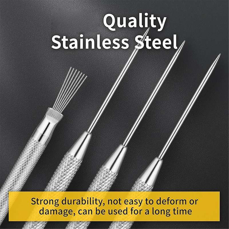 Clay Tools, 4Pcs Clay Sculpting Ceramic Detail Tools Feather Wire Texture Tools Clay Carving Modelin