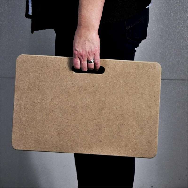 Clay Wedging Board with Built-in Handle - 11.7 in X 17.6 in Clay Board for Clay Crafts Arts Ceramics