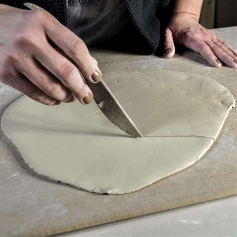 Clay Wedging Board with Built-in Handle - 11.7 in X 17.6 in Clay Board for Clay Crafts Arts Ceramics