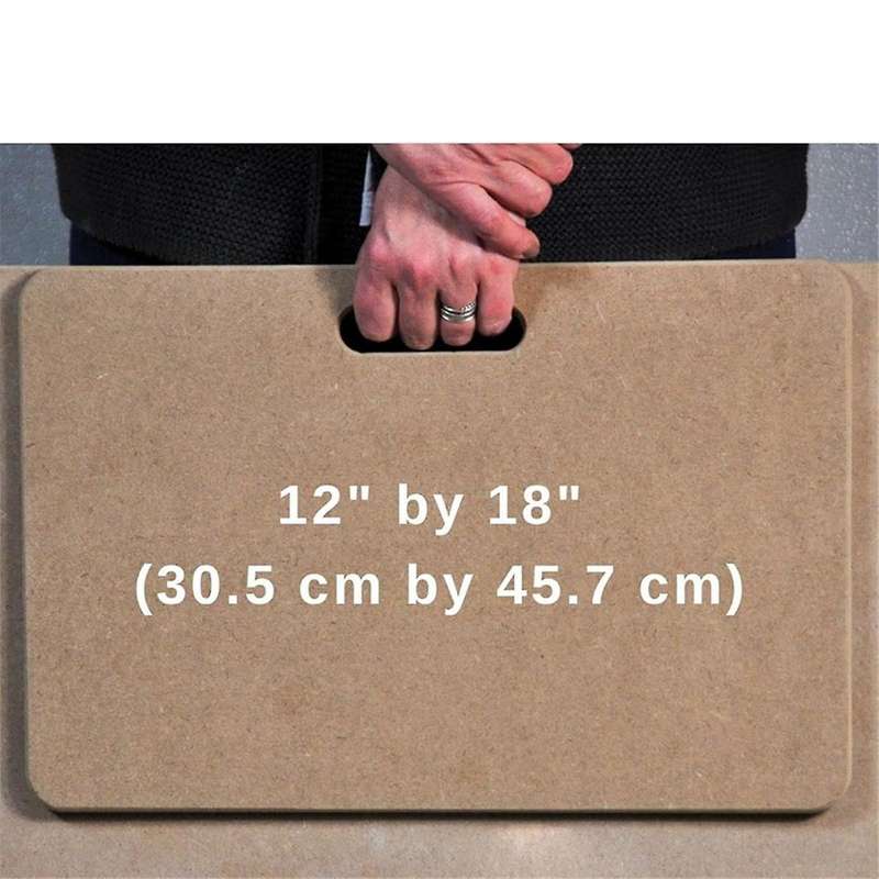 Clay Wedging Board with Built-in Handle - 11.7 in X 17.6 in Clay Board for Clay Crafts Arts Ceramics