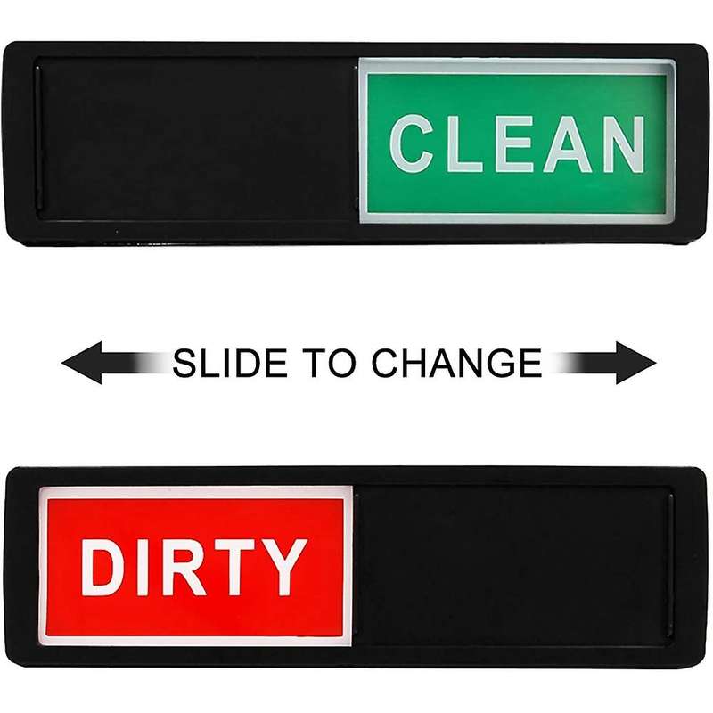 Clean Dirty Dishwasher Magnet - Easy to Read Non-Scratch Magnetic Indicator Sign Kitchen Organizatio