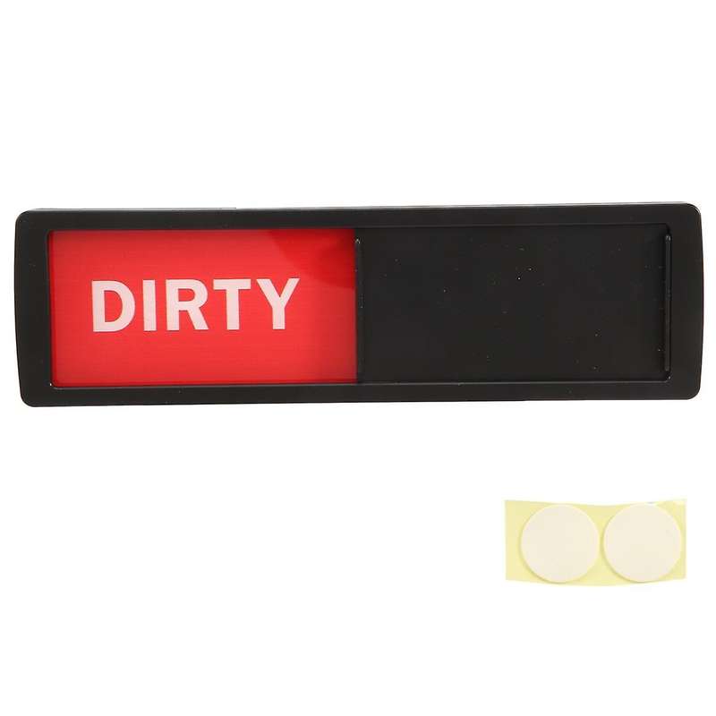 Clean Dirty Dishwasher Magnet - Easy to Read Non-scratch Magnetic Indicator Sign Kitchen Organizati