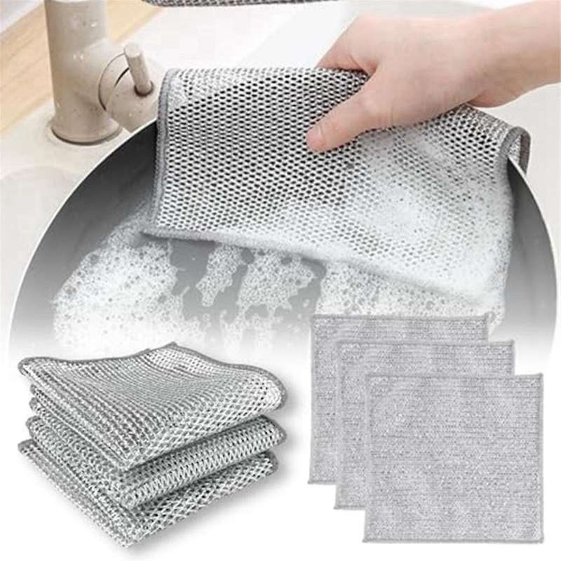 Cleaning Cloths for Wet and Dry, 2024 Reusable Multipurpose Dishwashing Rags
