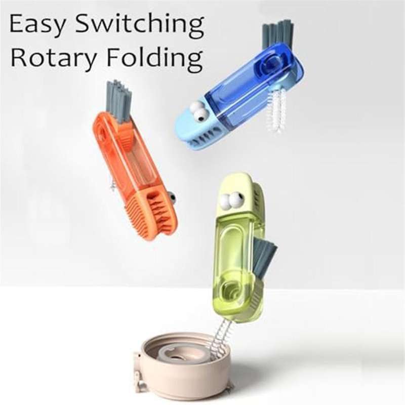 Cleaning Brush Set, Mutipurpose Silicone Bottle Cup-Holder Cleaner, Multifunctional Home Kitchen Cle