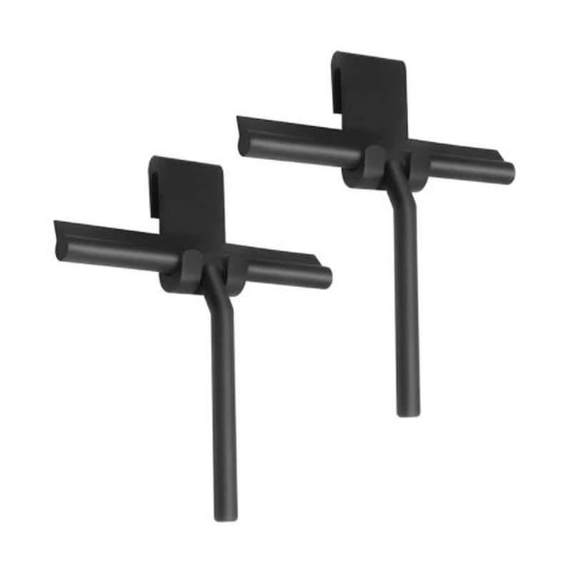 Cleaner for Glass Door Shower Wall Scraper with Silicone Holder Bathroom Mirror Wiper Scraper Glass