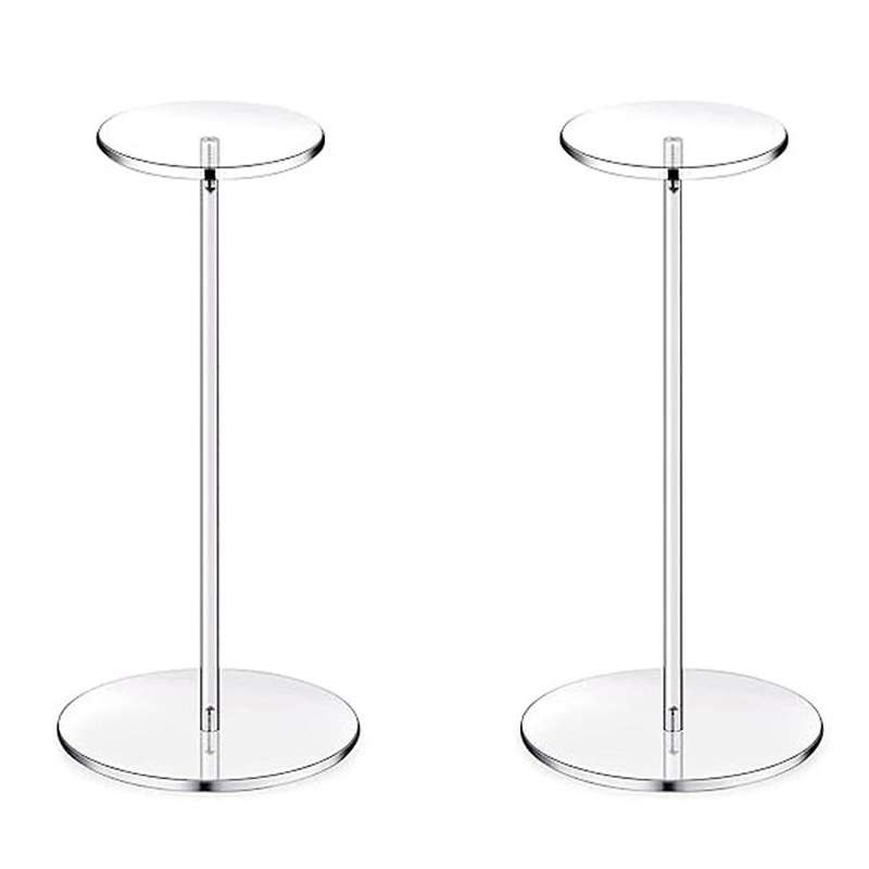 Clear Acrylic Hat Stands for Display,hat Display Rack Holder with Round Base Baseball Cap Storage Ra