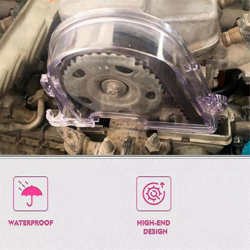 Clear Cam Gear Timing Belt Cover Turbo Cam Pulley for 96-00 EK D15 D16 / 92-95 EG D16ENGINE