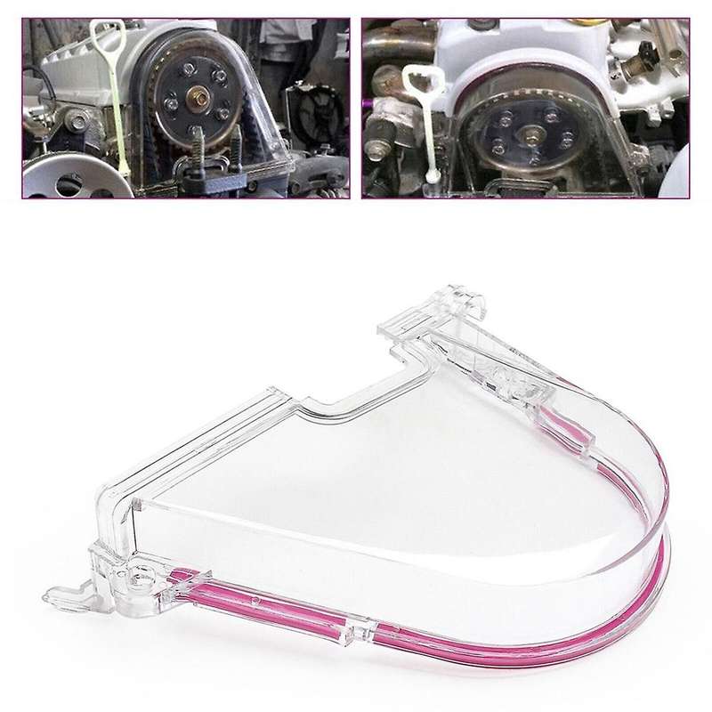 Clear Cam Gear Timing Belt Cover Turbo Cam Pulley for 96-00 EK D15 D16 / 92-95 EG D16ENGINE