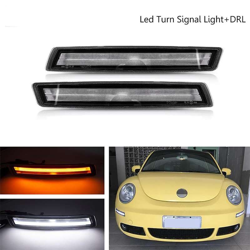 Clear Led Turn Signal Drl Daytime Running Light with Turn Signal Lights for 2006-2010