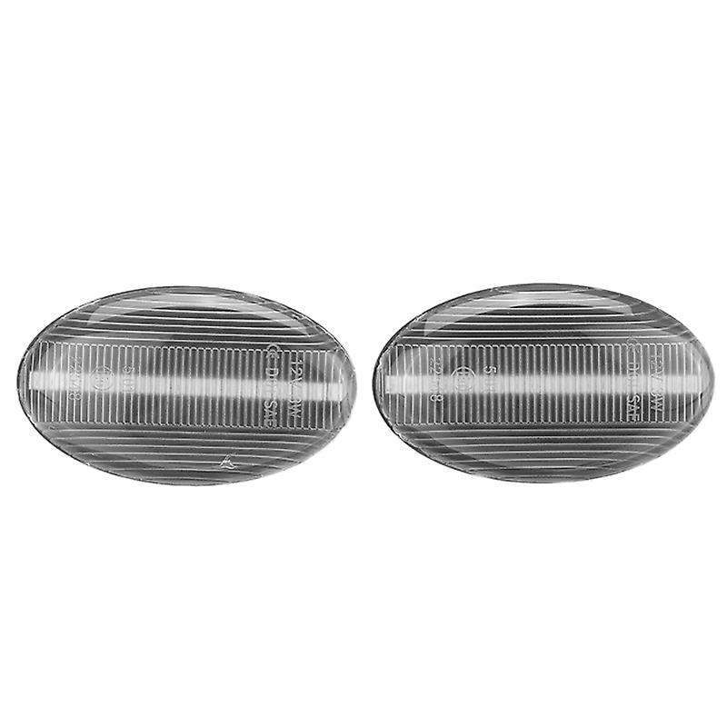 Clear Lens LED Dynamic Turn Signal Lamp Side Marker Lights for 02-07 Liberty 00-03 Forester 01-05