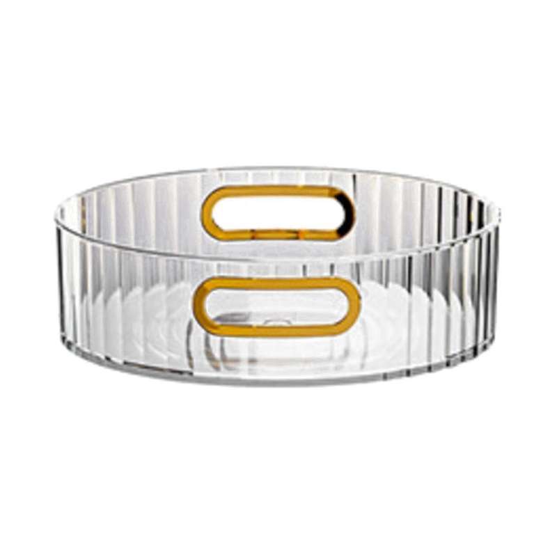 Clear Organizer for Spices, 360 Rotating Turntable Organization & Storage Container Bins for Cabin