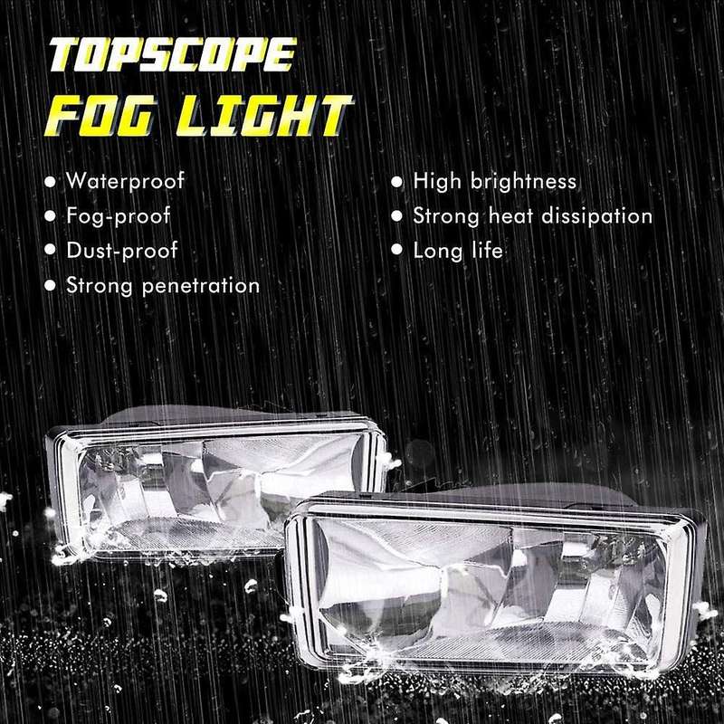 Clear Lens Driving Fog Lights Lamps for 25883245 GM2593160